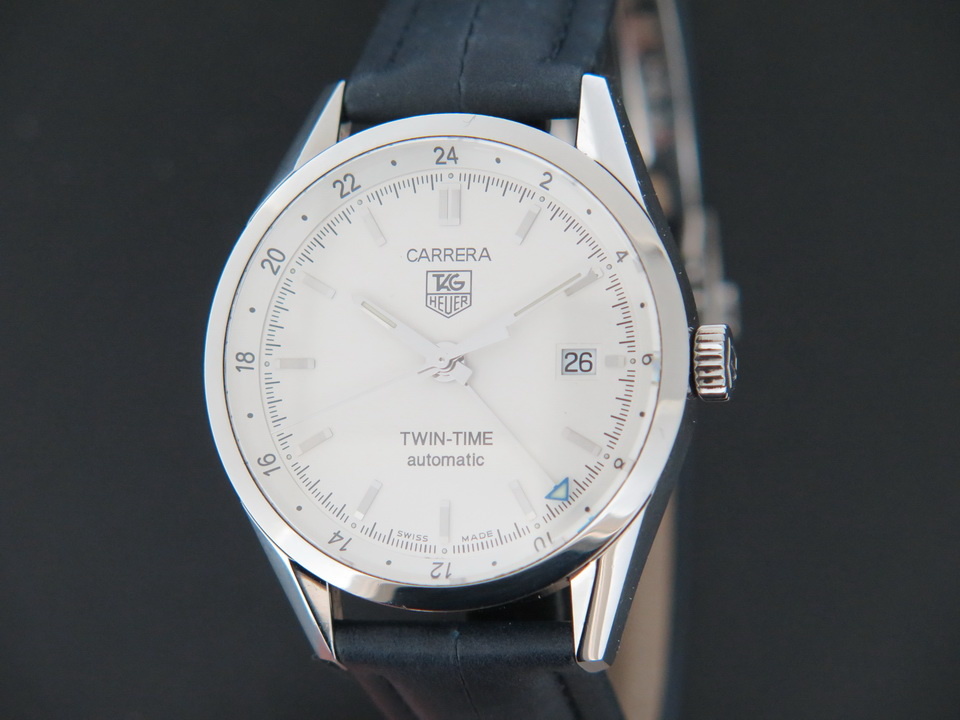Tag Heuer Carrera Twin Time Automatic WV2116 Watches Filipucci Juweliers