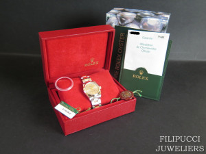 Rolex Oyster Perpetual Gold/Steel 77483