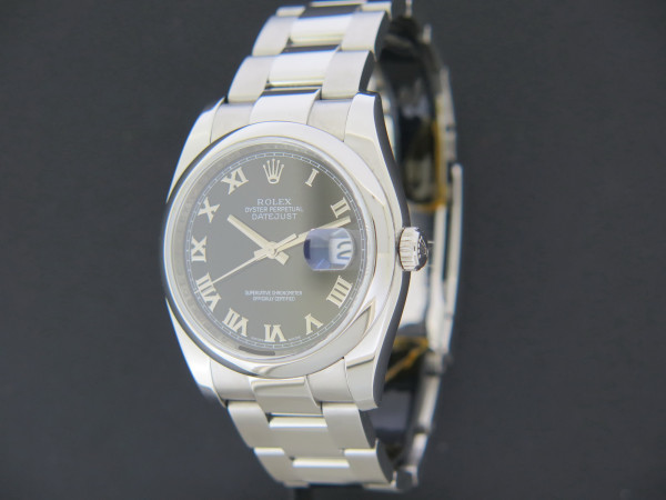 Rolex - Datejust 116200 Black Roman Dial