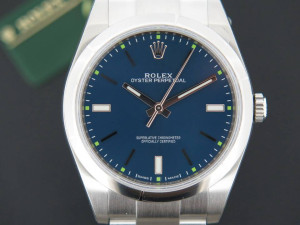 Rolex Oyster Perpetual Blue NEW