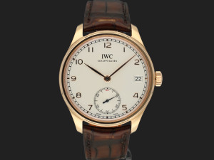 IWC Portugieser Hand Wound 8-Days Rose Gold IW510204