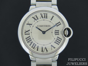 Cartier Ballon Bleu Steel 36MM W69011Z4