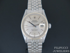 Rolex Datejust 1601  Silver Pie Pan Dial 