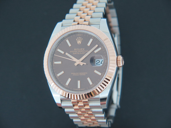 Rolex - Datejust 41 Everose/Steel Choco Dial 126331