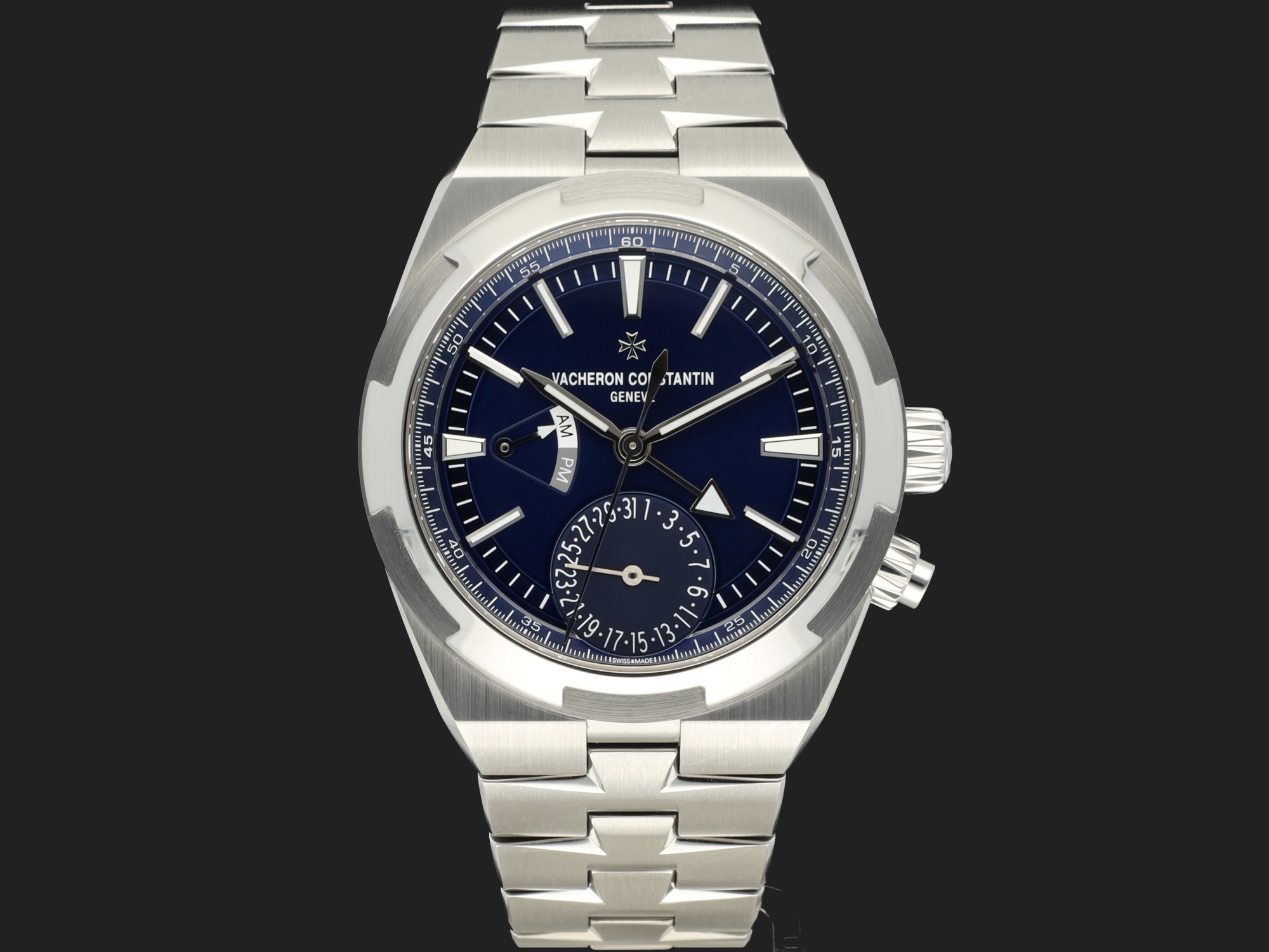 Vacheron Constantin Overseas Dual Time Blue Dial 7900V Uhren Filipucci Juwelers