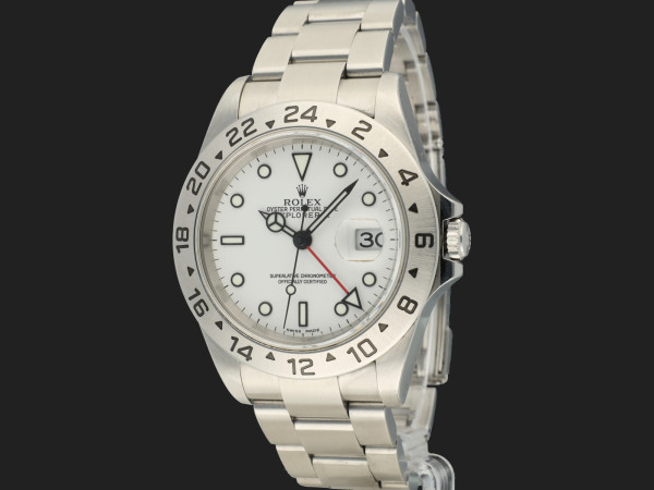 Rolex - Explorer II White Dial F-Serial 16570 