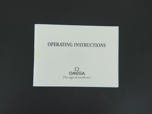 Omega - Operating Instructions Booklet for Cal. 1861/1863