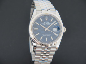 Rolex Datejust 36 Blue Motif Dial 126234 NEW