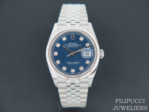 Rolex Datejust 126234 Blue Diamond Dial NEW MODEL  