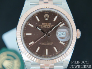 Rolex Datejust 41 Everosegold/Steel 126331 Choco Dial NEW 2020