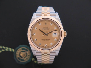 Rolex Datejust II Diamond Dial Newest Model 41 NEW