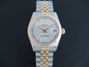 Rolex Datejust Gold/Steel Silver 178273 