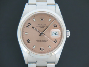 Rolex Date Pink Arab Dial 15200