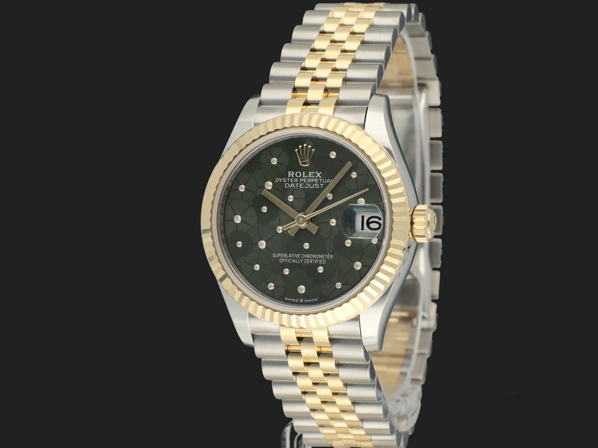Rolex goud online groen