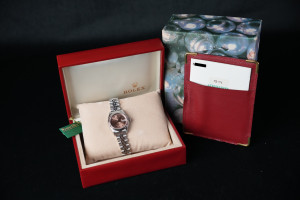 Rolex Lady-Datejust 26 Pink Roman Dial 79174