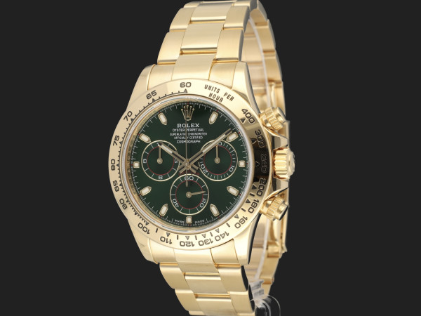 Rolex - Daytona Yellow Gold Green Dial 116508