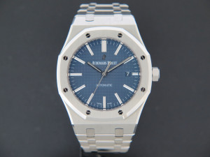 Audemars Piguet Royal Oak Selfwinding Blue Dial 15400 ST