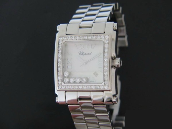 Chopard - Happy Sport Square XL Diamonds 28/8448-2 