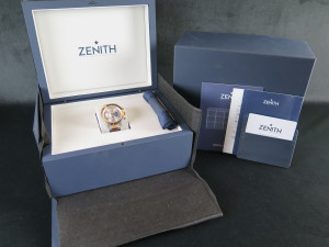 Zenith Chronomaster Sport El Primero Rose Gold / Steel Silver Dial 51.3100.3600/69.M3100