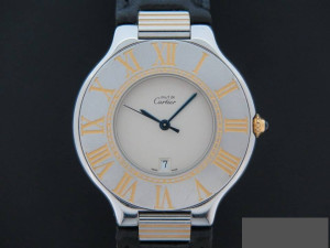 Cartier Must 21 Gold/Steel 