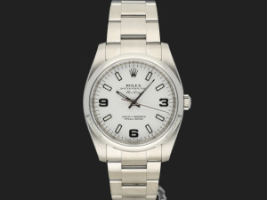 Rolex Air-King 34 White Arab Dial 114200
