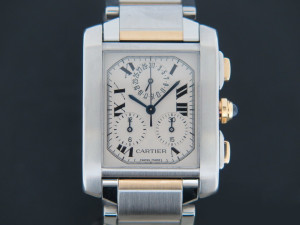 Cartier Tank Francaise Chronoflex Gold/Steel