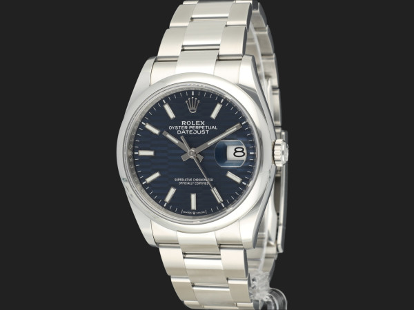 Rolex - Datejust Blue Motif Dial 126200