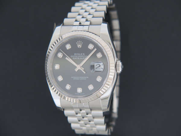 Rolex - Datejust Black Diamond Dial 116234