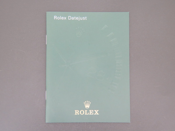 Rolex - Datejust Booklet