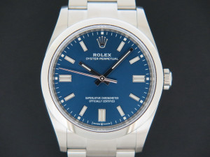 Rolex Oyster Perpetual 36 Blue Dial 126000 NEW