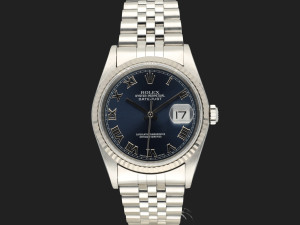 Rolex Datejust 36 Blue Roman Dial 16234