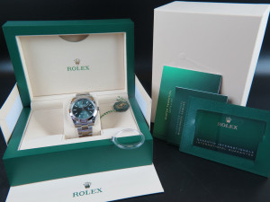 Rolex Datejust 41 Mint Green Dial 126300 NEW