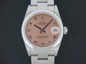 Rolex Datejust 31 Pink Roman Dial 68240