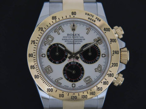 Rolex Oyster Perpetual Cosmograph Daytona Gold/Steel Panda Dial