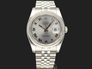 Rolex Datejust 36 Rhodium Roman Dial 116234  
