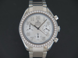 Omega Speedmaster Automatic MOP Dial Diamond Bezel 35357000