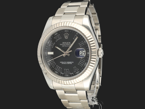 Rolex - Datejust II Grey Roman Dial 116334