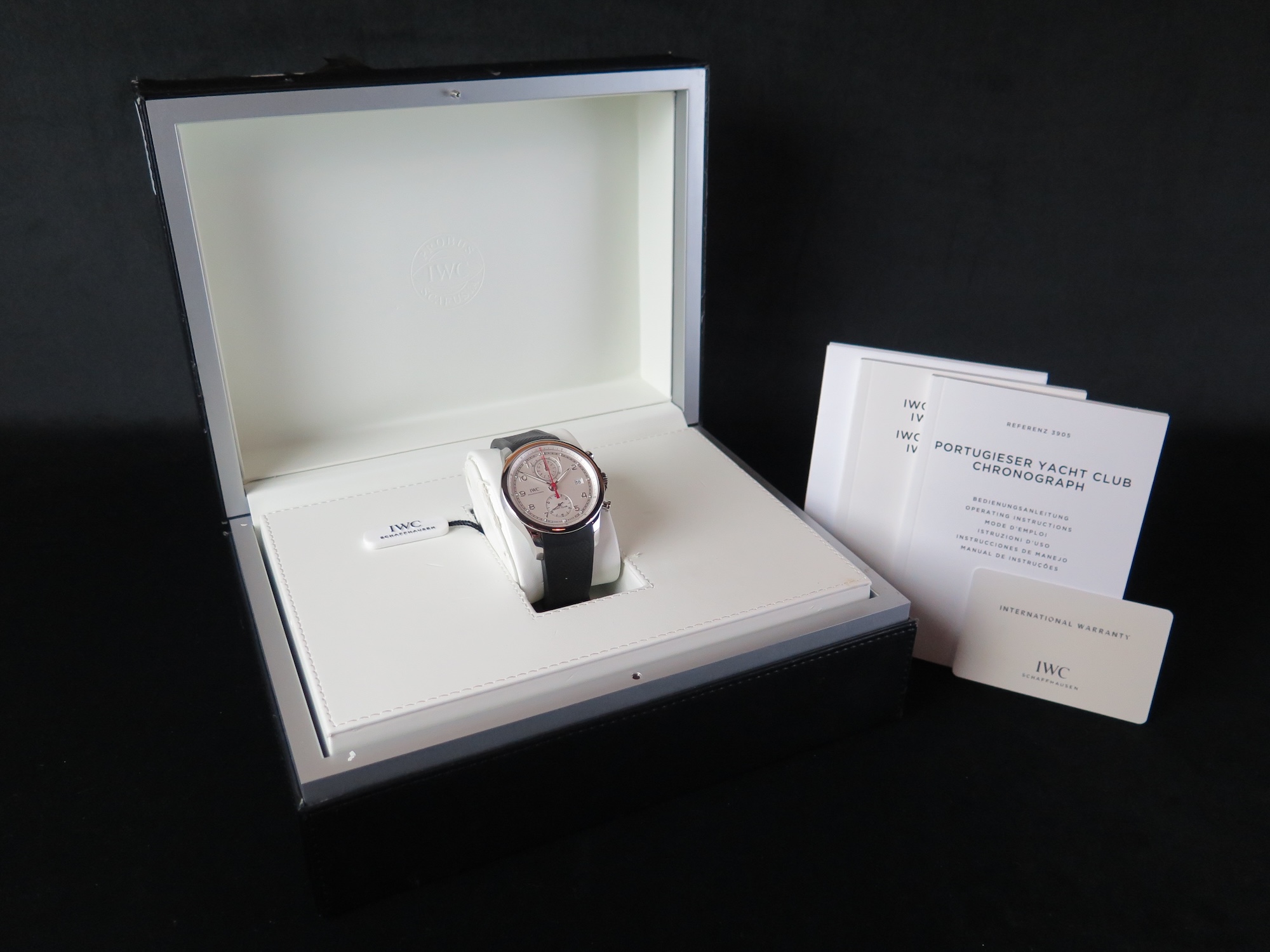 IWC Portugieser Yacht Club Chronograph Silver Dial IW390502 Watches Filipucci Juweliers
