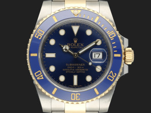 Rolex  Submariner Date Gold/Steel Blue Dial 116613LB