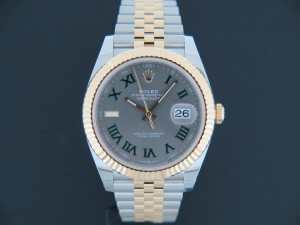 Rolex Datejust 41 Gold/Steel Slate Dial NEW 126333 