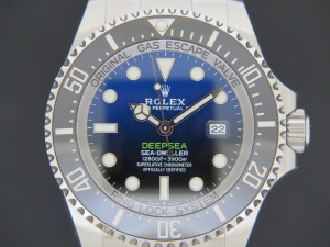 Rolex Sea-Dweller Deepsea D-Blue James Cameron 126660 NEW FULL STICKERS