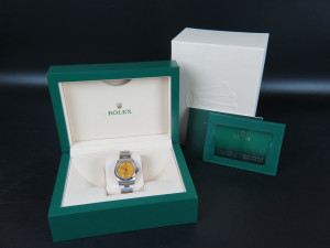 Rolex Oyster Perpetual 31 Yellow Dial 277200 NEW