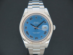 Rolex Datejust II Azzurro Dial 116334