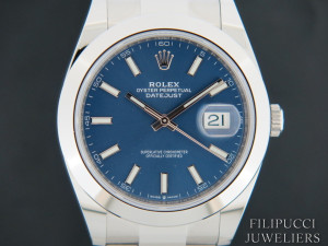 Rolex Datejust 41 Blue Dial  126300 NEW 