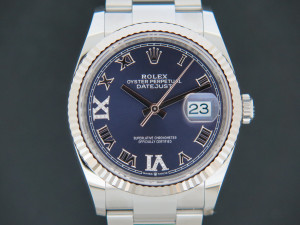 Rolex Datejust 126234 Aubergine Diamond Dial NEW