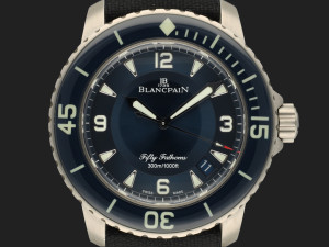 Blancpain Fifty Fathoms Automatique Titanium Blue Dial 45MM  5015-12B40-O52A