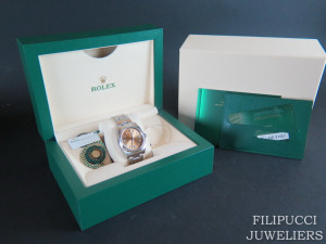 Rolex Oyster Perpetual  White Grape NEW 116000