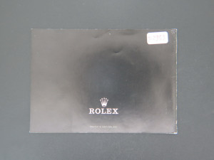 Rolex Datejust Booklet English