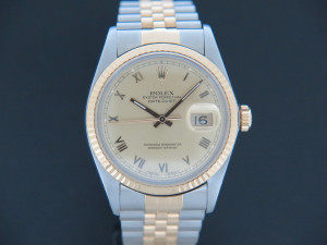 Rolex Datejust Gold/Steel Champagne Dial 16013