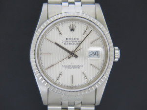 Rolex Datejust Silver Tapestry Dial 16220